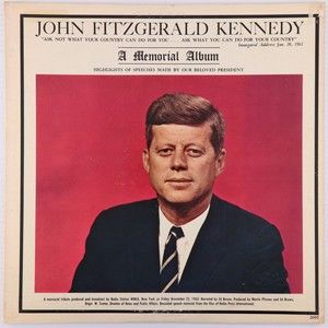John Fitzgerald Kennedy, A Memorial Album, Ed Brown 1963 LP Record Premier 2099